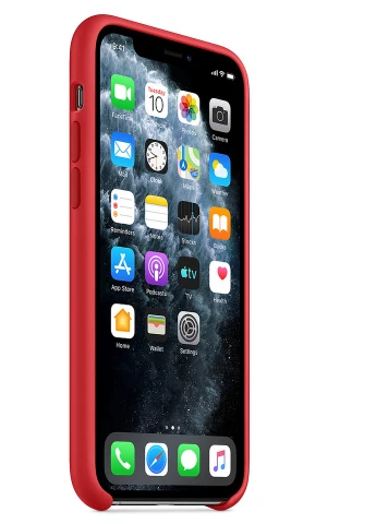Чохол Silicone Case without Logo (AA) для Apple iPhone XS Max (6.5 ') Червоний / Red (is_00000032492_6) Epik (229726409)