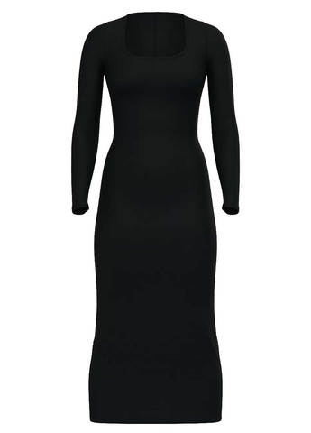 Черное кэжуал платье силуэтная Victoria's Secret однотонное