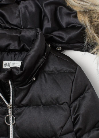 Чорний демісезонний Пуховик H&M