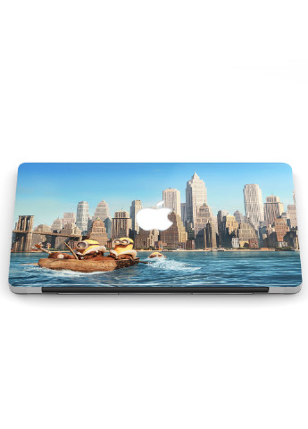 Чехол пластиковый для Apple MacBook Pro 15 A1707 / A1990 Миньоны в Нью Йорке (9649-2564) MobiPrint (218867884)
