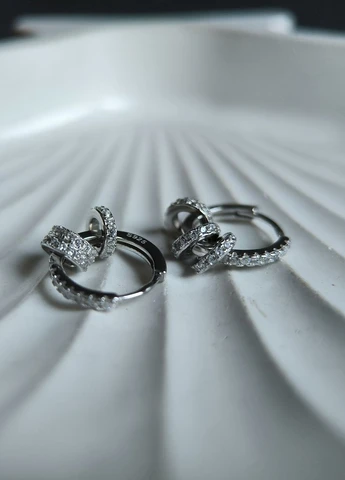 Серьги Silver Flame (350941524)