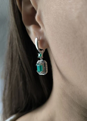 Серьги Silver Flame (369649178)