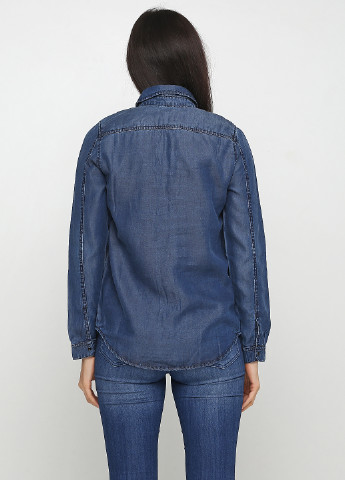 Цветная кэжуал рубашка однотонная Cimarron