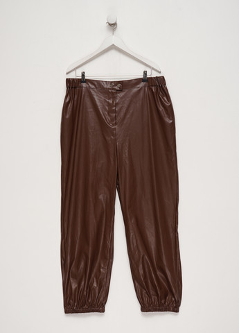 Темно-коричневые кэжуал демисезонные джоггеры брюки Boohoo