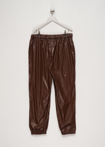 Темно-коричневые кэжуал демисезонные джоггеры брюки Boohoo