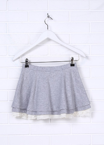 Светло-серая кэжуал однотонная юбка Juicy Couture мини