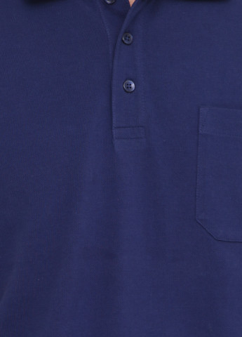 Синяя футболка-поло для мужчин Belika однотонная