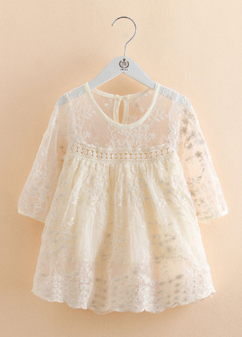 Молочное платье No Brand (252955880)