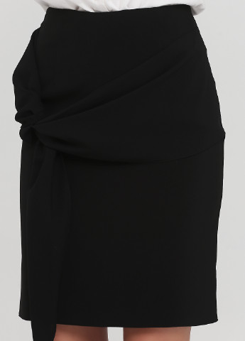 Черная офисная однотонная юбка Angel карандаш