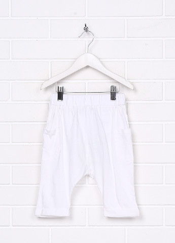 Белые кэжуал демисезонные со средней талией брюки Terranova