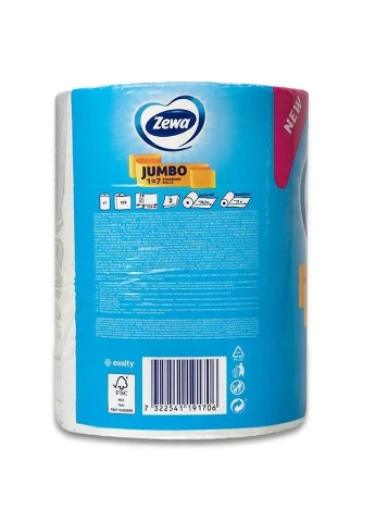 Кухонні рушники Jumbo паперові 2-шарові Zewa (228210000)
