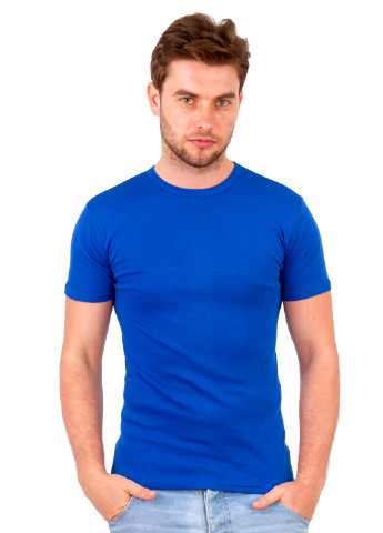 Синя футболка чоловіча Наталюкс 21-1332