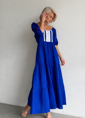 Синя сукня Nenka з орнаментом