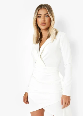 Белое платье Boohoo