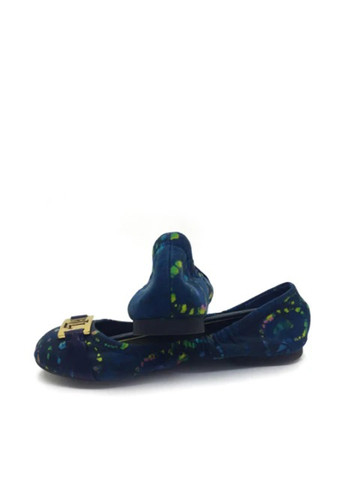 Жіночі балетки Ralph Lauren | сині абстрактні пряжка текстиль (298550434)