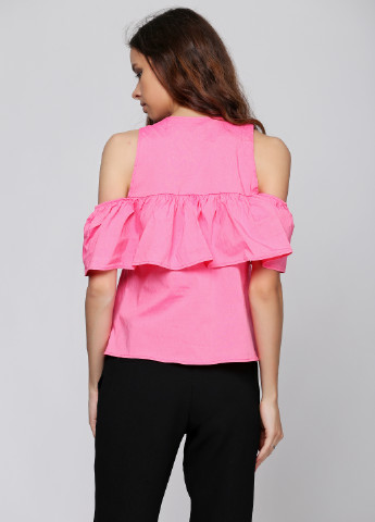 Розовая летняя блуза Podium