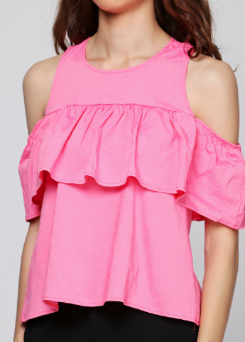 Розовая летняя блуза Podium