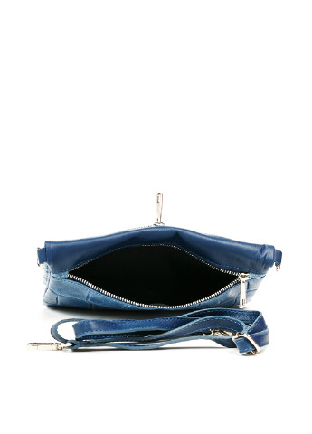 Клатч Italian Bags однотонный синий кэжуал