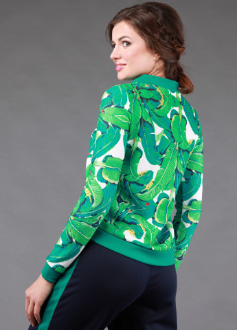 Костюм (свитшот, брюки) Alpama брючный рисунок зелёный спортивный