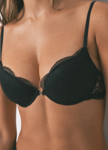 Чёрный бюстгальтер Women'secret с косточками полиамид