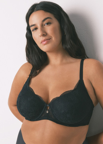 Чёрный бюстгальтер Women'secret с косточками полиамид