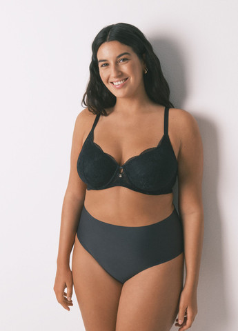 Чёрный бюстгальтер Women'secret с косточками полиамид