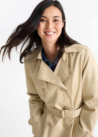 Плащ C&A тренчкот на гудзиках демісезон (367804000)