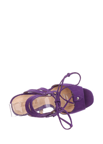Фиолетовые босоножки Schutz на шнурках