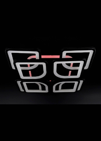 Люстра стельова LED з пультом A2281 / 4 + 4S-RGB-bk Чорний 11х43х43 см. Handmade (234539762)