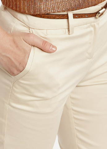 Светло-бежевые кэжуал демисезонные зауженные брюки LC Waikiki