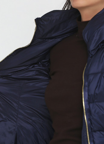 Темно-синяя демисезонная куртка Elisabetta Franchi