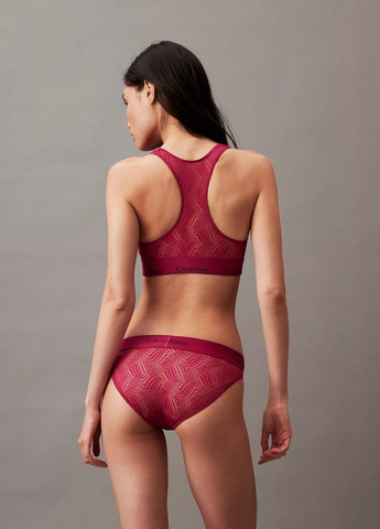 Малиновий топ бюстгальтер Calvin Klein без кісточок поліамід