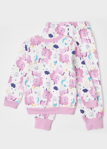 Молочная всесезон пижама (свитшот, брюки) свитшот + брюки Z16