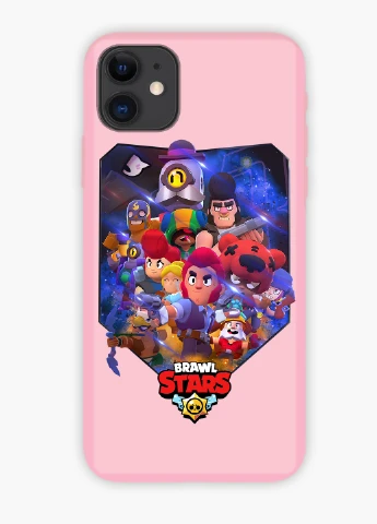 Чехол силиконовый Apple Iphone X Бравл Старс (Brawl Stars) (6129-1003) MobiPrint (219283743)
