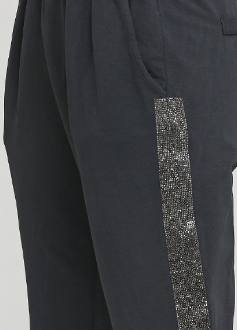 Серые спортивные демисезонные прямые брюки Naiif
