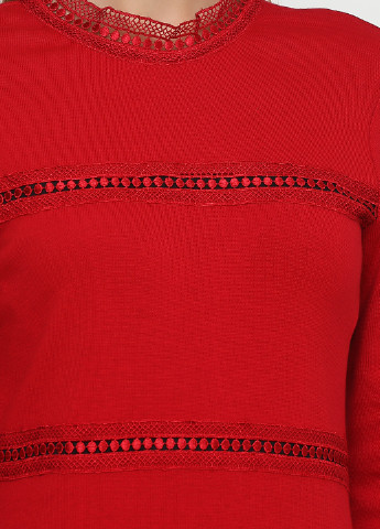 Темно-красное кэжуал платье Imperial однотонное