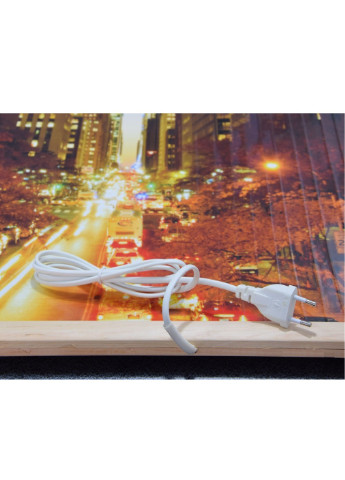 Инфракрасный настенный обогреватель картина электрический 400 Вт (473368-Prob) Манхеттен ночной Unbranded (254478584)