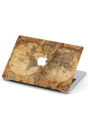 Чехол пластиковый для Apple MacBook Air 11 A1465 / A1370 Старинная карта мира (Vintage world map) (6349-2375) MobiPrint (218858053)