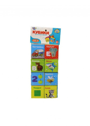 Кубики для купания, 8 штук, буквы-слова Limo Toy (253827876)
