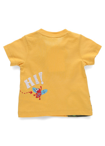 Желтая летняя футболка Chicco
