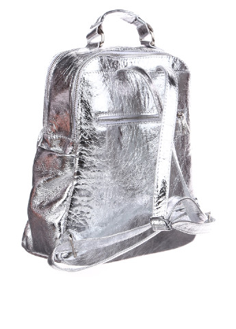 Рюкзак ARTiS Bags однотонный серебристый кэжуал