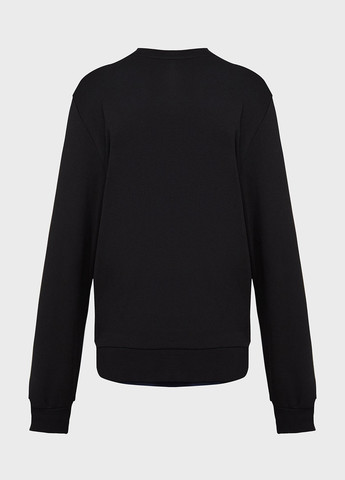 Черный свитшот Calvin Klein логотип без декора (366438677)