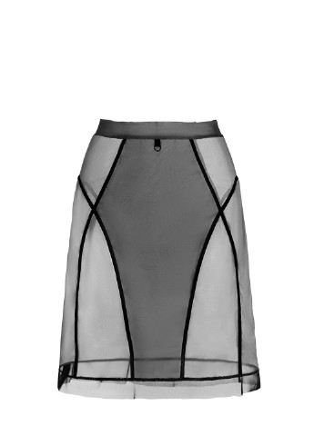 Черная откровенный однотонная юбка Gracija Rim карандаш