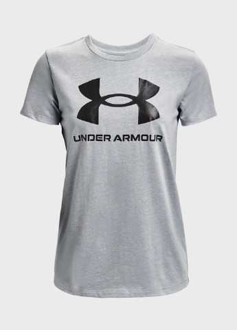 Светло-серая летняя футболка Under Armour