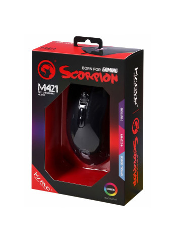 Мышка M421 Multi-LED USB Black (M421) Marvo (253547006)