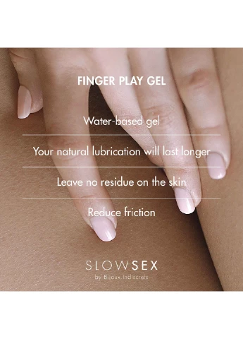 Гель-смазка для мастурбации SLOW SEX - Finger play gel Bijoux Indiscrets (254151843)