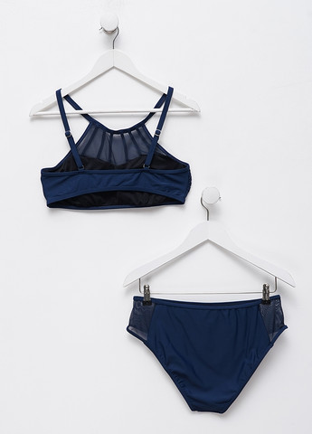 Темно-синій літній купальник (топ, трусики) роздільний, топ CUPSHE