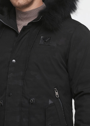 Черная демисезонная куртка BOUBLARD