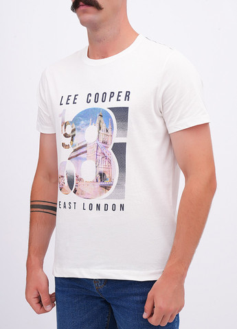 Белая футболка Lee Cooper
