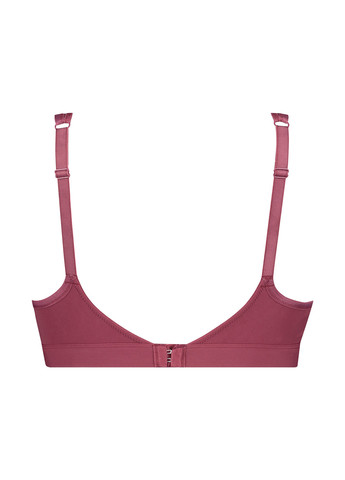 Бордовый минимайзер бюстгальтер Hunkemoller без косточек полиамид